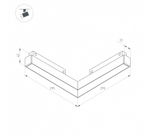 Накладной светильник Arlight MAG-ORIENT 060731