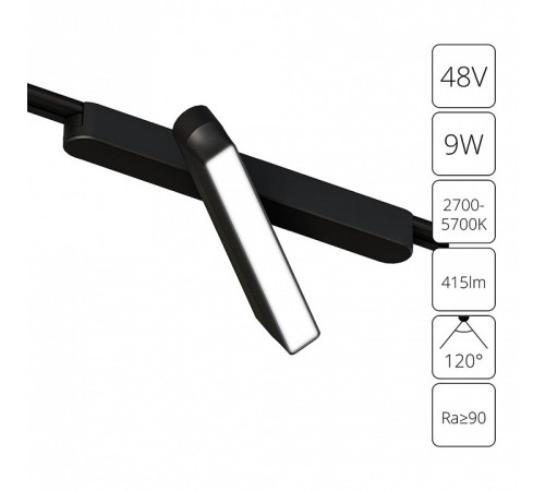 Светильник на штанге Arte Lamp Rapid A2960PL-1BK