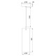 Подвесной светильник Arte Lamp Lanterna A3606SP-8BK