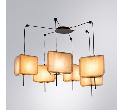 Подвесная люстра Arte Lamp TRIXIE A7084SP-6BK
