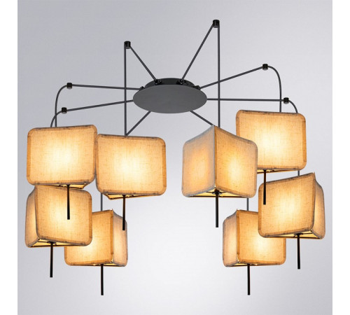 Подвесная люстра Arte Lamp TRIXIE A7084SP-8BK