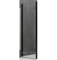 Боковая панель Allen Brau Priority 800 мм стекло Optiwhite черный брашированный алюминий 3.31042.BBA