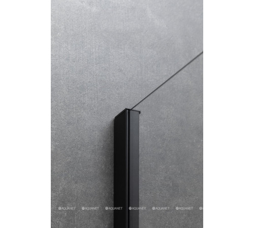 Боковая панель Allen Brau Priority 900 мм стекло Optiwhite черный брашированный алюминий 3.31045.BBA
