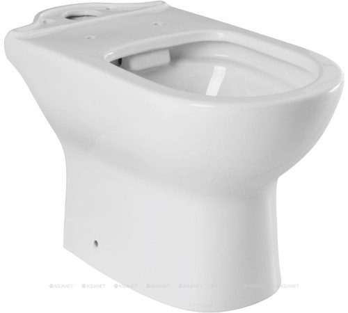 Чаша напольного унитаза Aquanet Ray-C с сиденьем Soft Close Slim Rimless 00326011