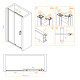 Душевая дверь RGW Classic CL-14 1200x1850 мм хром 32091412-11