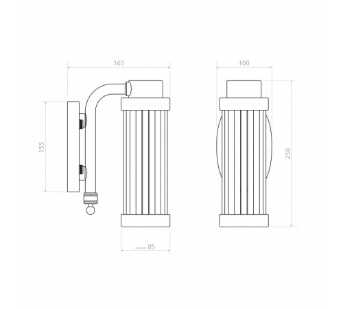 Бра Covali WL-38003