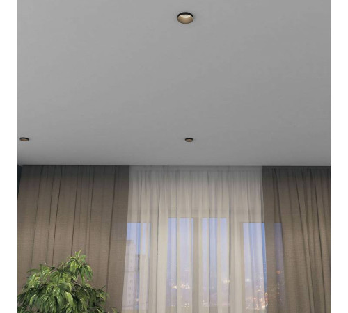 Встраиваемый светильник Denkirs Kreds DK2070-BK