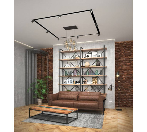 Профиль-держатель встраиваемый Denkirs Flod DK5850-BK