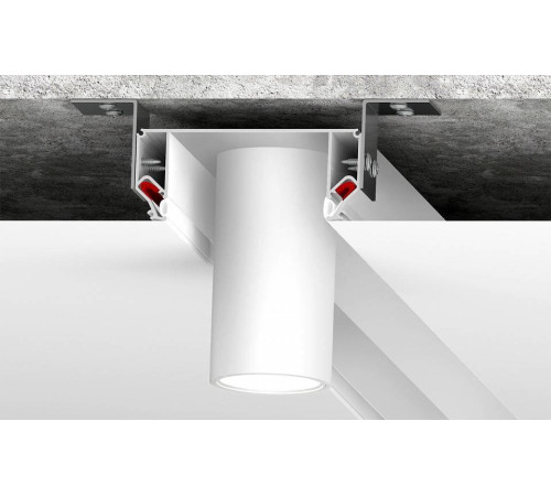 Профиль-держатель встраиваемый Denkirs Flod DK5850-WH