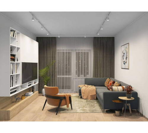 Трек накладной Denkirs DK Track White TR1001-WH/1