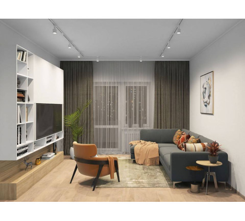 Трек накладной Denkirs DK Track White TR1001-WH