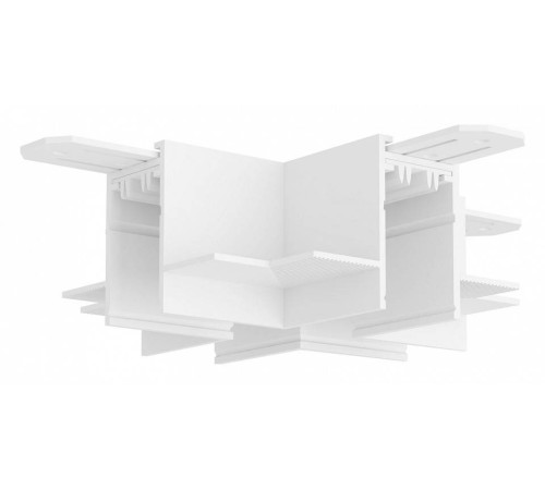 Соединитель X-образный для треков Denkirs SMART HIDE TR2114-WH