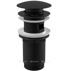 Водослив для умывальника AlcaPlast A392BLACK Click-Clack 5/4 черный A392BLACK