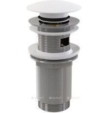 Водослив для умывальника AlcaPlast A392B Click-Clack 5/4 белый A392B