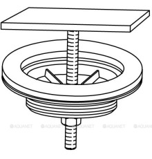 Слив для раковины Jacob Delafon Reve E78303-CP