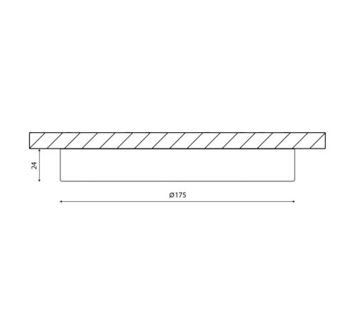 Накладной светильник DesignLed KH KH-R175-15-NW