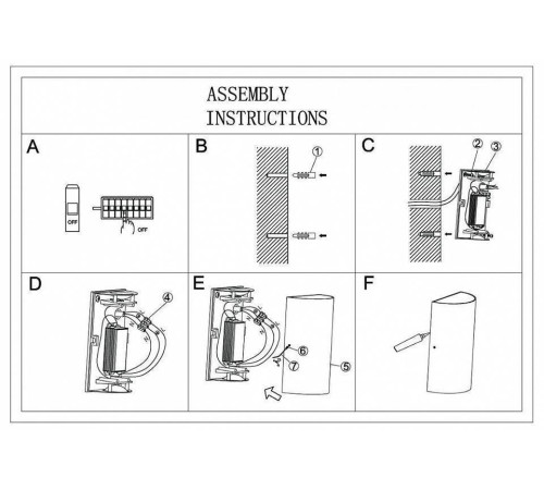 Накладной светильник DesignLed Tube GW-6805-6-WH-WW