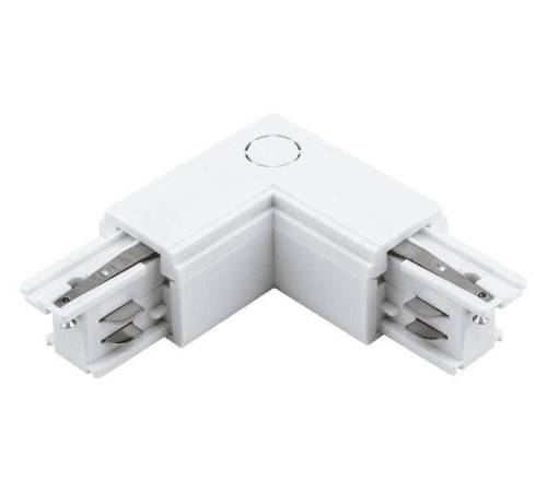 Соединитель угловой L-образный для треков DesignLed Трехфазные треки и аксессуары CN-3F-L-R-WH