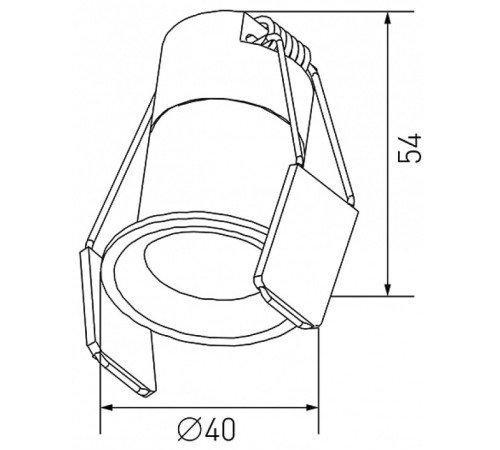 Встраиваемый светильник DesignLed HIDDEN 00-00006641