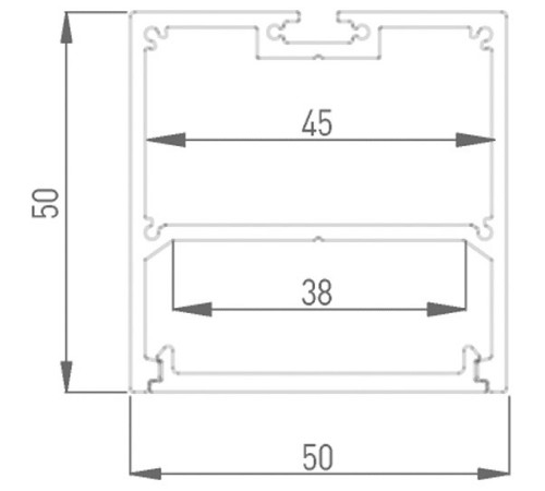 Профиль накладной DesignLed LS 00-00010368