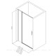 Душевая дверь Allen Brau Priority 1600 мм стекло Optiwhite брашированный алюминий 3.31038.BA