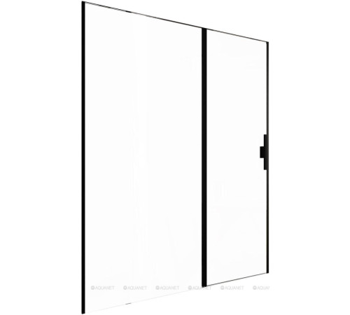 Душевая дверь Allen Brau Priority 1600 мм стекло Optiwhite черный брашированный алюминий 3.31039.BBA