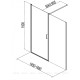 Душевое ограждение в нишу Aquanet Cinetic 900х800 мм хром 00254241