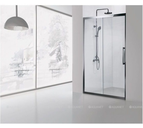 Душевая дверь в нишу Aquanet Delta 1300x2000 мм прозрачное стекло 8 мм NPE6121