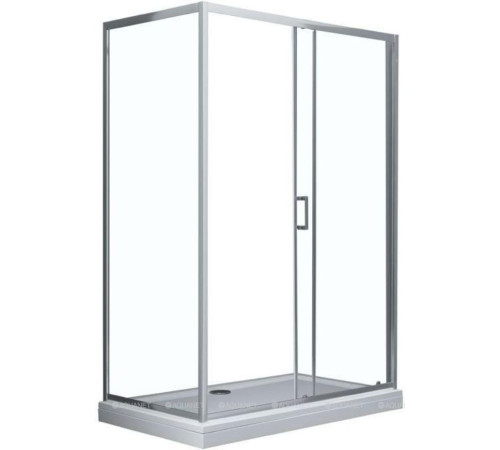 Душевая дверь Aquanet SD-1400A 140x190 см стекло 5 мм прозрачное SD-1400A