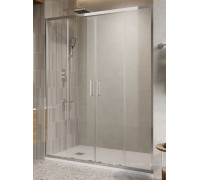 Душевая дверь в нишу BelBagno LUCE 160 см хром прозрачное стекло LUCE-BF-2-160-C-Cr