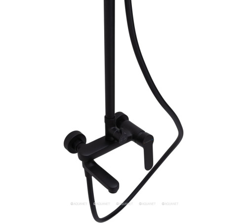 Душевая колонна Aquanet Passion R3 со смесителем черный матовый AF300-72-R-B