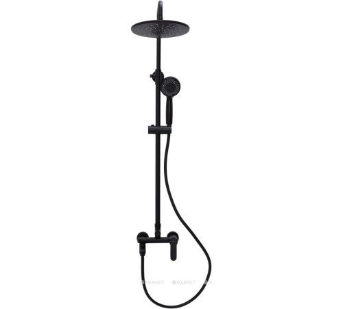 Душевая колонна Aquanet Passion R3 со смесителем черный матовый AF300-72-R-B