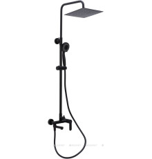 Душевая колонна Aquanet Passion S3 со смесителем черный матовый AF300-72-S-B