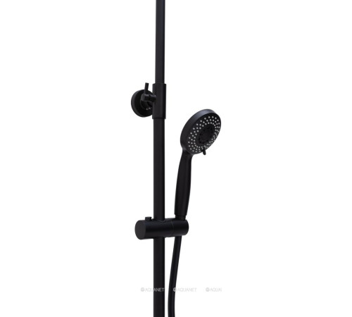 Душевая колонна Aquanet Passion S3 со смесителем черный матовый AF300-72-S-B