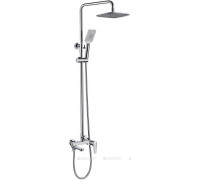 Душевая стойка со смесителем и поворотным изливом Bravat Arden F6351385CP-A1-RUS