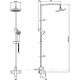 Душевая стойка со смесителем Bravat Eco с поворотным изливом F6111147C-A-RUS