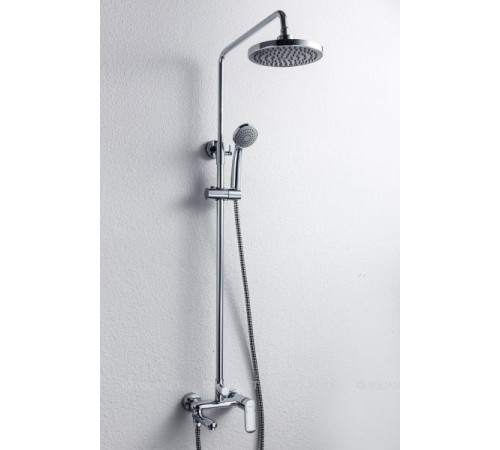 Душевая стойка со смесителем Bravat Opal R с поворотным изливом F6125183CP-A2-RUS