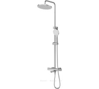 Душевая стойка со смесителем и изливом Cezares LUX хром LUX-CVD-01