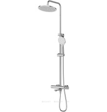 Душевая стойка со смесителем и изливом Cezares LUX хром LUX-CVD-01
