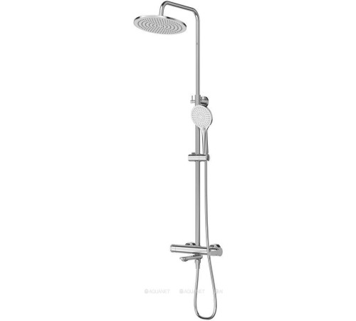 Душевая стойка со смесителем и изливом Cezares LUX хром LUX-CVD-01