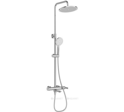 Душевая стойка со смесителем и изливом Cezares LUX хром LUX-CVD-01