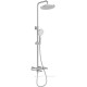 Душевая стойка со смесителем и изливом Cezares LUX хром LUX-CVD-01