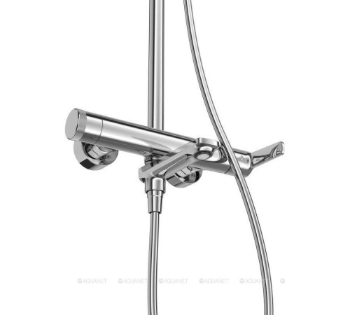 Душевая стойка со смесителем и изливом Cezares LUX хром LUX-CVD-01