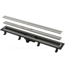 Водоотводящий желоб AlcaPlast Simple для двухсторонней решетки с рамкой 650 мм APZ20-650