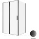 Душевое ограждение Allen Brau Priority 1200x1000 мм 8 мм черный браш 3.31033.BBA/3.31048.BBA