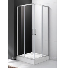 Душевой уголок Cezares Molveno 100х100 см хром стекло прозрачное MOLVENO-A-2-100-C-Cr-IV