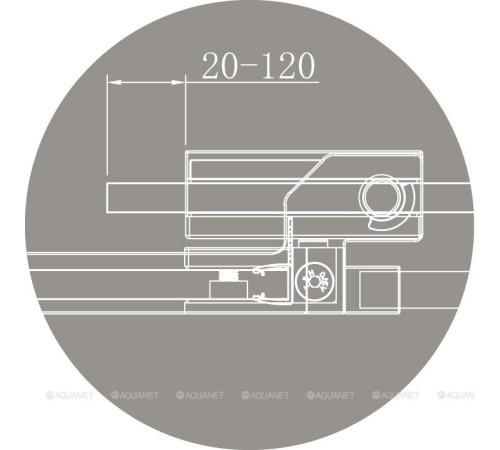 Душевой уголок Cezares Slider R-2 80x90 см хром прозрачное стекло SLIDER-R-2-80/90-C-Cr