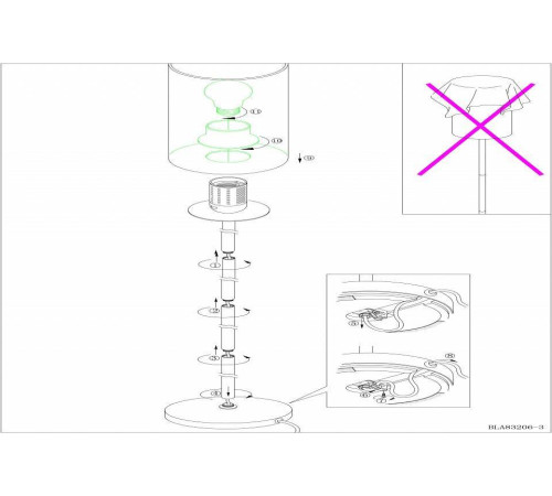 Торшер Eglo ПРОМО Troy 3 85982