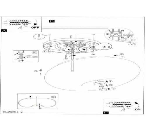 Накладной светильник Eglo Optica 280 мм 86812