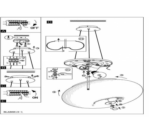 Подвесной светильник Eglo ПРОМО Optica 86813